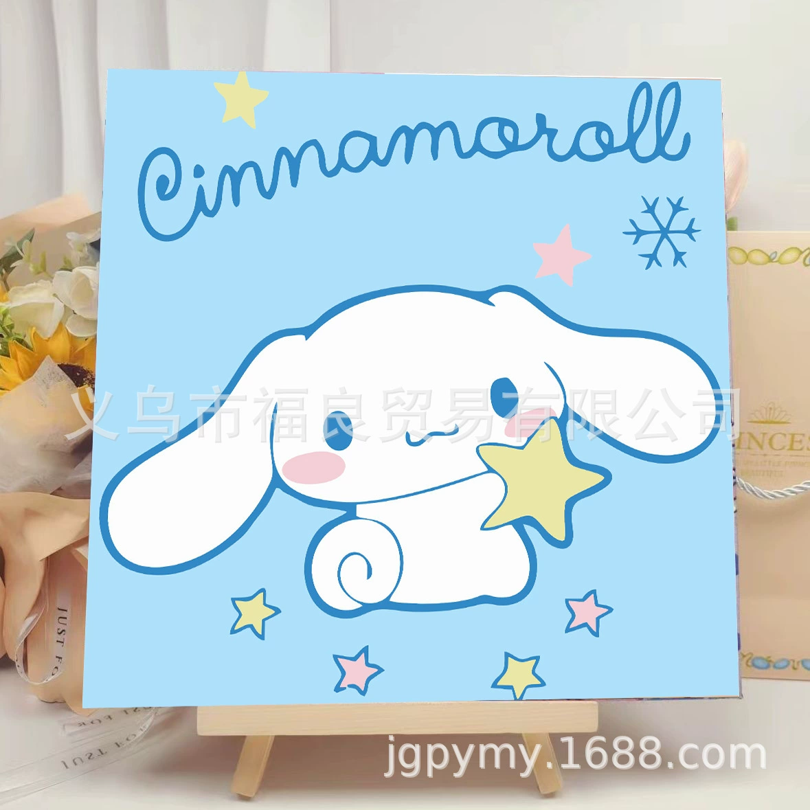 Набор алмазной мозаики DIY 30×30 см, деревянная рама, стразы и инструменты для выкладки