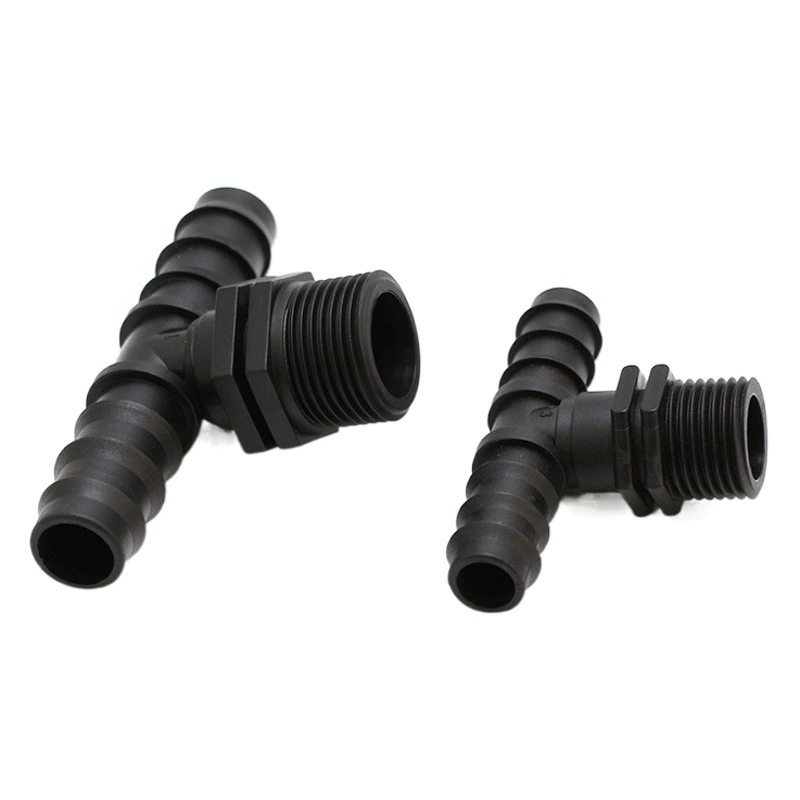 Сельское хозяйство орошения наружная резьба тройник резьбовой соединения садоводство микро-распыление орошения отвод воды шунты оптом