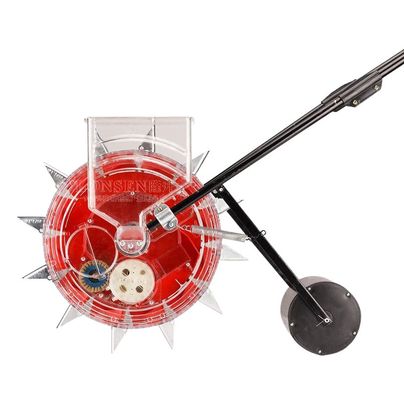 Ручной толчок хлопок соя арахис Кукуруза ручной толчок сеялка роликовая точка Карусель машина тонкой посадки машины