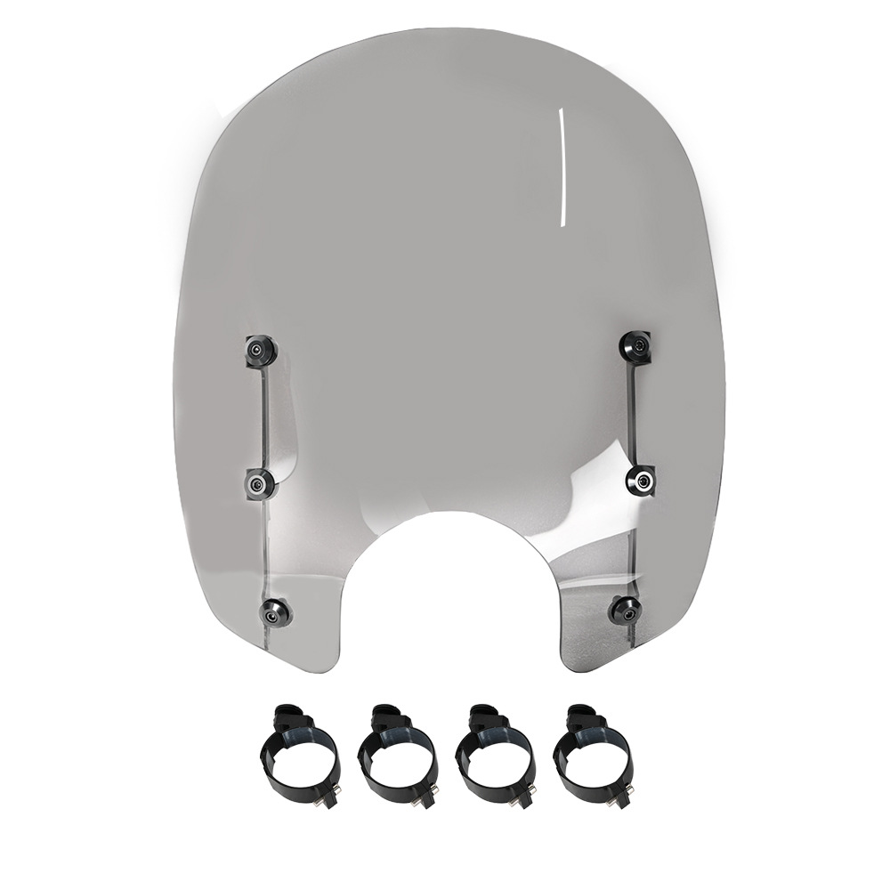 Motorcycle Windscreen Suitable for Harley 15inch Dyna Street Glide Softail 49mm Front Fork Windscreen