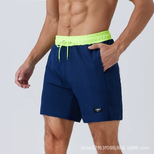 Men's Swimming Trunks 2025 New Arrival Anti-Embarrassment Adult Swimsuit Quick-drying Beach Pants Men's plus size Surf Pants Cross-border Swimming