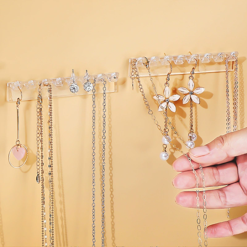 Earring Display Rack Wall-mounted Over-door Hook Rack from Yomiego