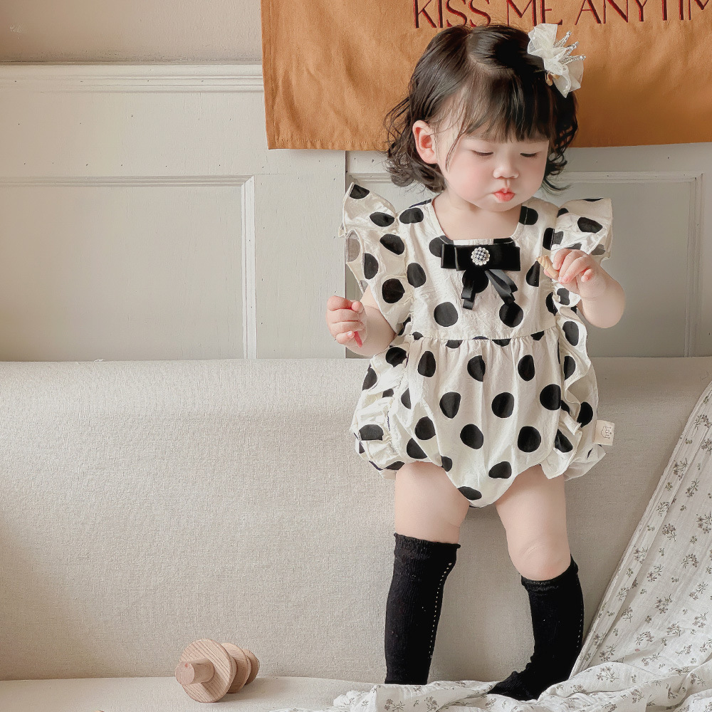 Mono de verano para niñas Ropa para niños coreanos Ropa para bebés Estilo de verano 2024 Nuevos productos Ropa para bebés Ropa de verano