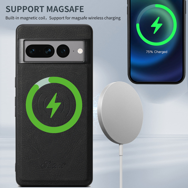 Suitable for Google11Proxl Mobile Phone Case, Magsafe Wireless Charging and Magnetic Suction Iphone17Pro Protective Leather Case Suitable for Google11Proxl Mobile Phone Case, Magsafe Wireless Charging and Magnetic Suction Iphone17Pro Protective Leather Case