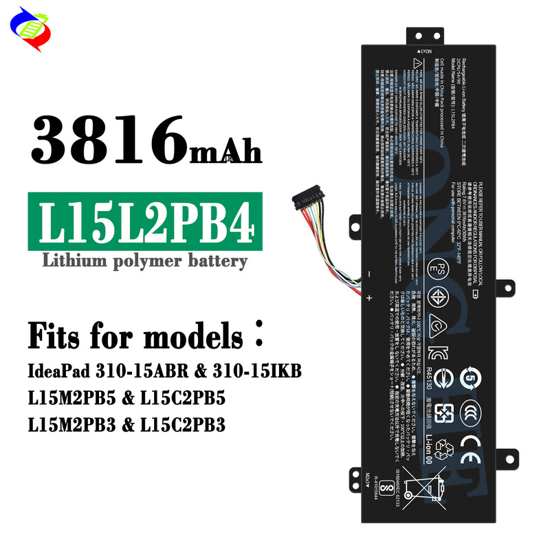 Suitable for Lenovo L15L2Pb4 Notebook Battery Ideapad310-15Abr/310-15Ikb Factory Wholesale