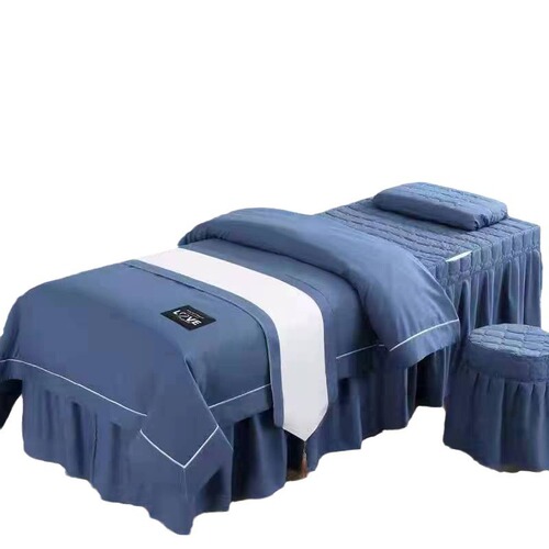 New beauty bedspread set directly supplied by the manufacturer, high-end beauty salon massage ear cleaning SPA wellness center bed cover