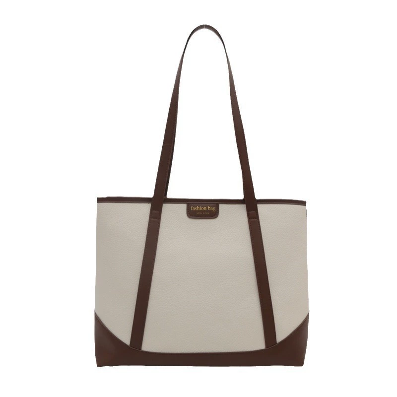 Retro capacious one-shoulder bag for leisure, autumn