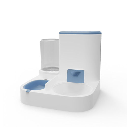 New Cat Automatic Feeder Water Dispenser Automatic Refill Wet Dry Separation Large Capacity Pet Bowl Cat Bowl Wholesale
