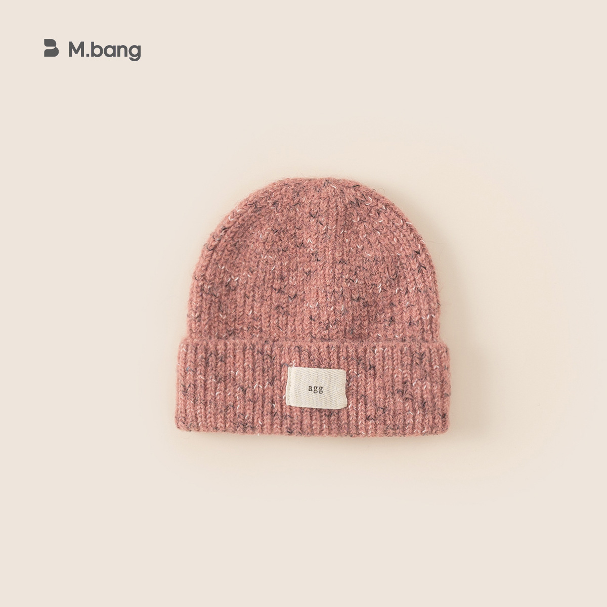 Yubao niños INS etiqueta de tela mixta sombrero de punto otoño invierno niñas sombrero frío sombrero de etiqueta de letras extranjeras