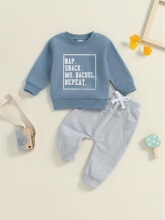 I 75991 Baby Letter Print Sweatsuit ����������װ ŷ���羳��