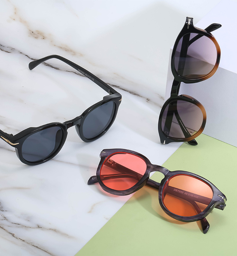 Pc, UV400 Lens Material Oval Frame Glasses Style Outdoor, Travel Occasion Cute Geometric Pc UV400 Oval Frame Full Frame Men's Sunglasses