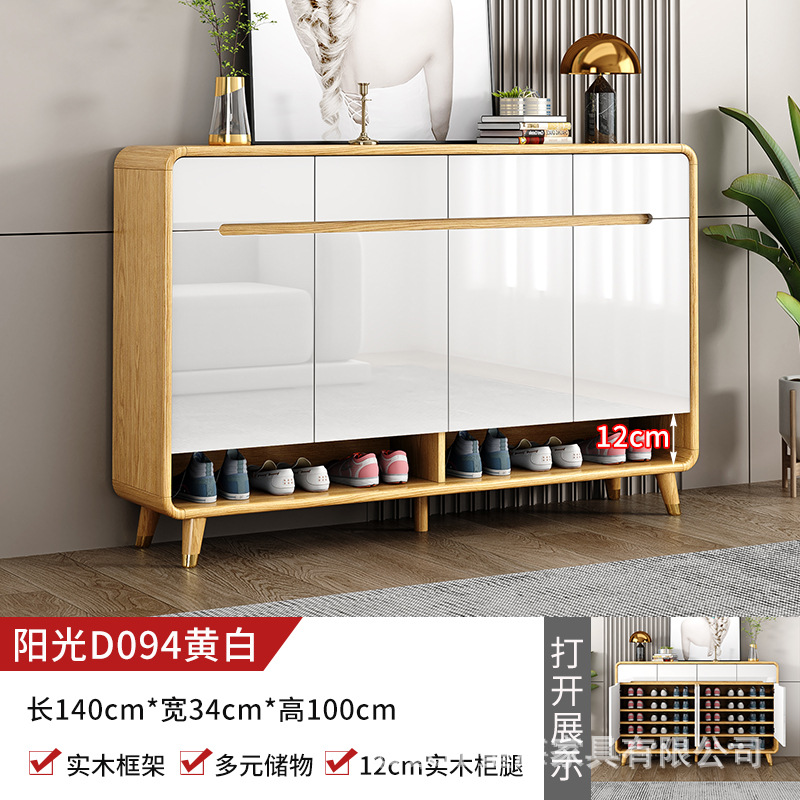 中国式の靴棚の入り口の玄関棚の家庭用の入り口の靴の台所の高級な客間の収納の一体棚のロッカー