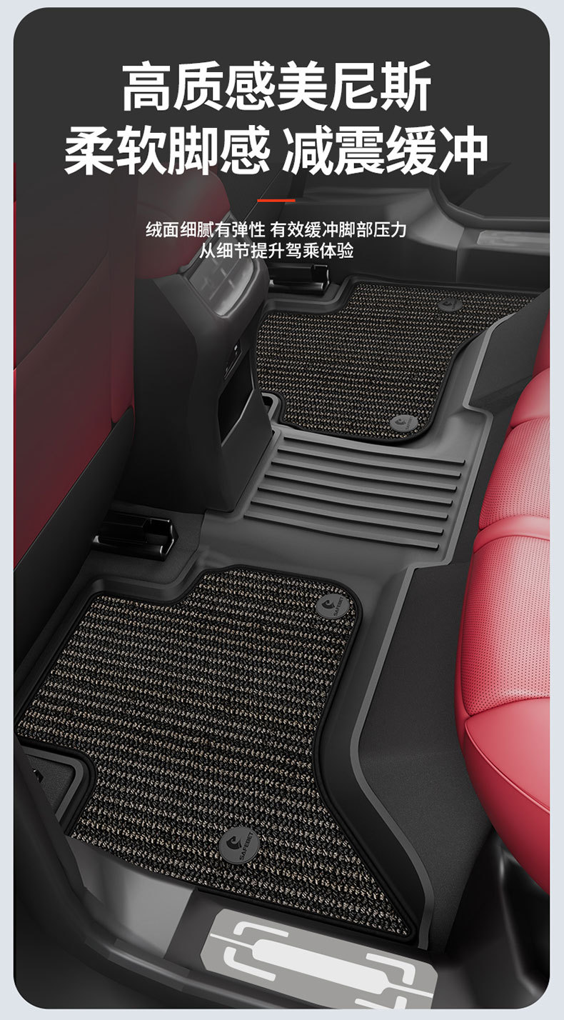 Suitable for Tank 300 New Energy 400 500, special all-weather TPE car floor mats and interior accessories