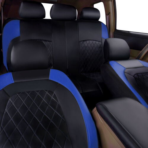 Source Manufacturer Single-Line Quilted Embroidered Pu Leather Car Seat Cover Universal Protective Cover for Suv Front Seats Amazon