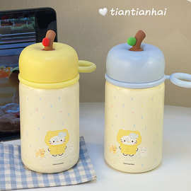 便携水杯高颜值新款保温杯ins卡通可爱随手杯学生小众直饮口袋杯