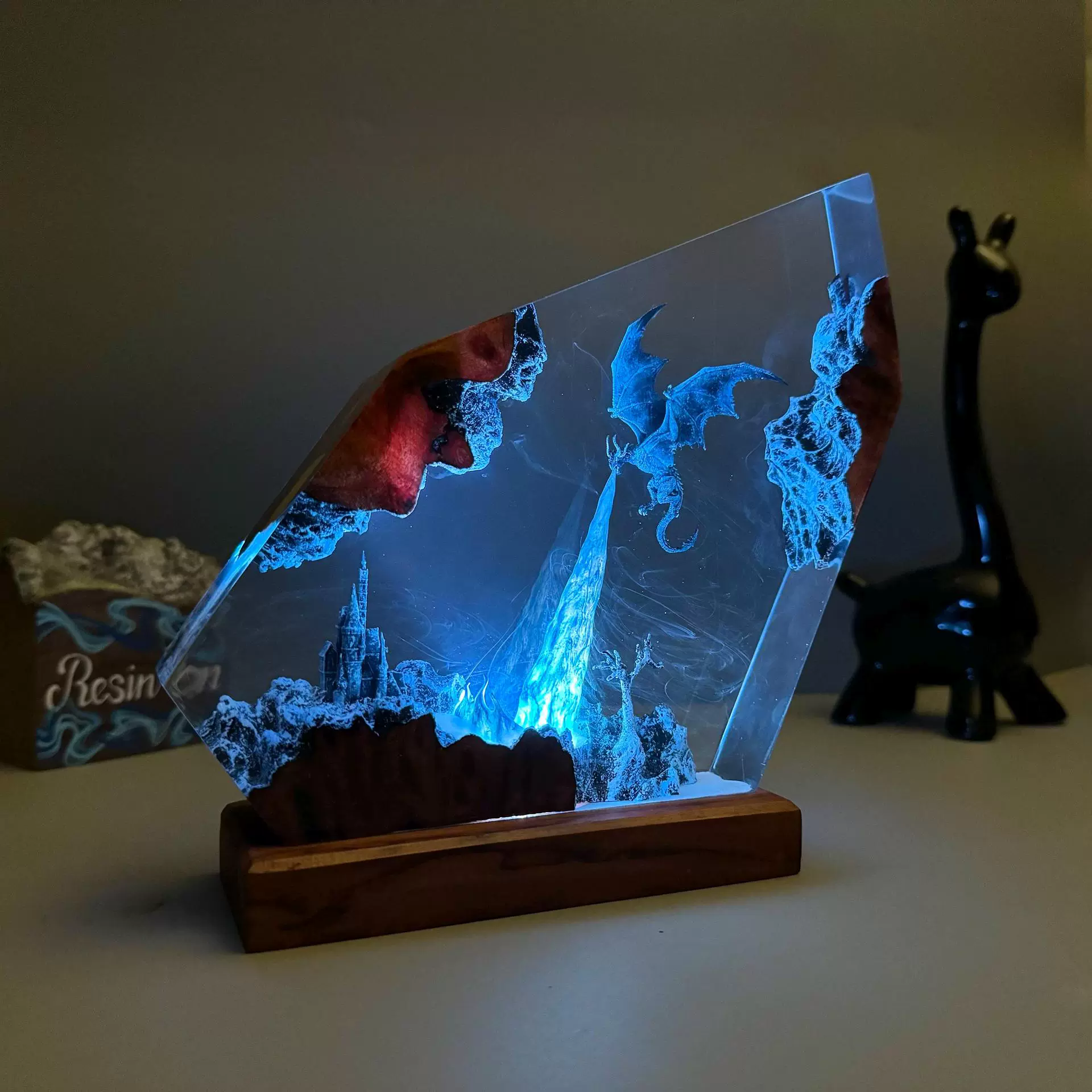 Night light, design statue, 3D, halloween, Birthday gift