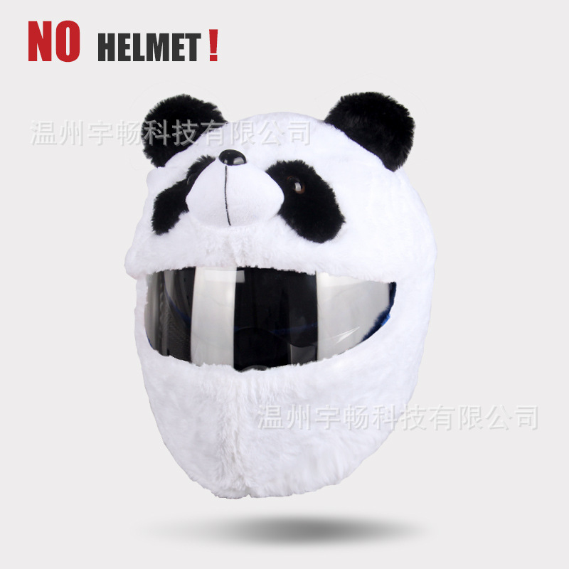Motorcycle Helmet Cover, Motuoche Dəbilqə (Kaska) aksesuarları - panda