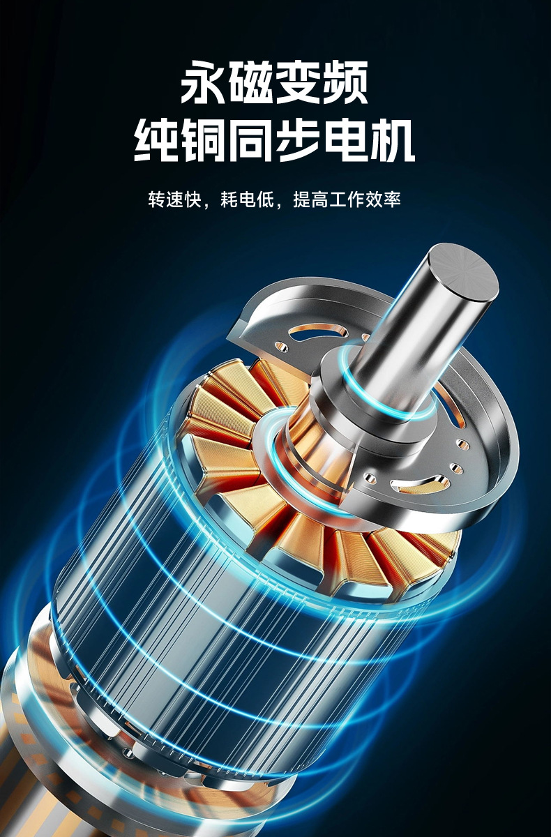 Complete Set of Compressed Air Equipment Screw-Type Air Compressor 7.5Kw/15Kw Permanent Magnet Variable Frequency Air Compressor Low Noise