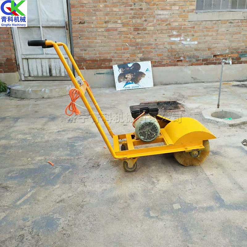 钢结构彩钢瓦除锈机 手推式路面打磨机  小型彩钢板屋面翻新机