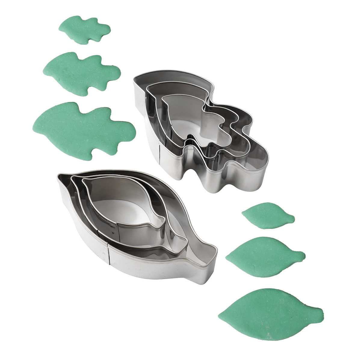 (Cross-border trading), winter creative maple leaf stainless steel