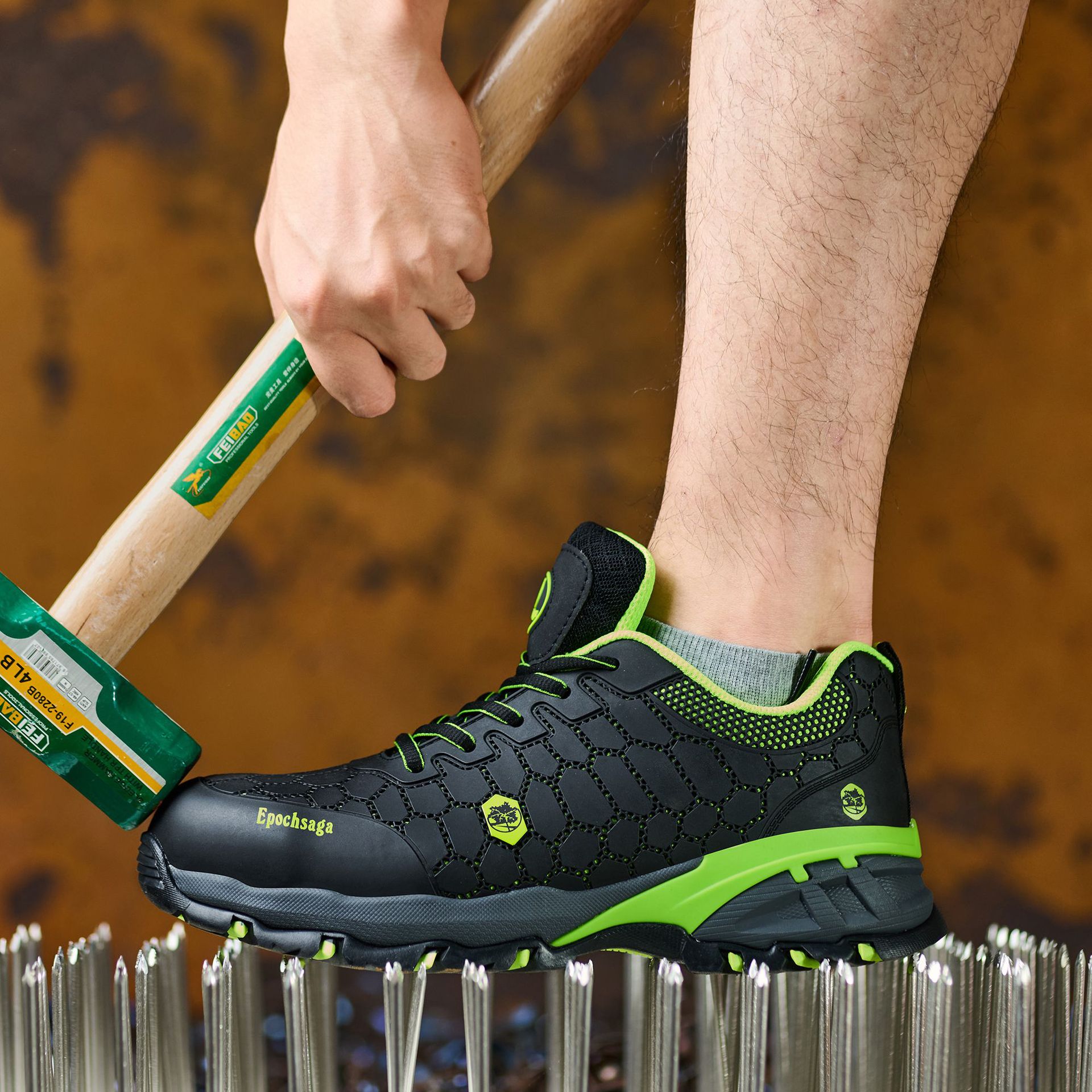 Men Special Work Shoes Labor Protection KPU Upper Anti-Smash Anti-Puncture Steel Toe Wear-Resistant Low-Cut All-Season Safety Shoes_vogvips.com