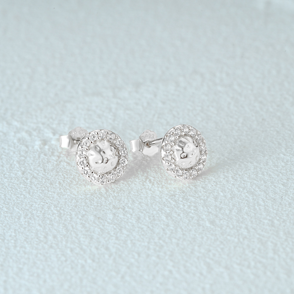 6g Weight 925 Sterling Silver Ear Needle Material Zircon Inlay Material Ear Studs Classification 1 Pair Quantity Daily, Street Occasion 925 Sterling Silver Material Geometric Pattern Women's Gender Plating, Inlay Design Simple Style Style 1 Pair 925 Sterling Silver Zircon Geometric Ear Studs 25