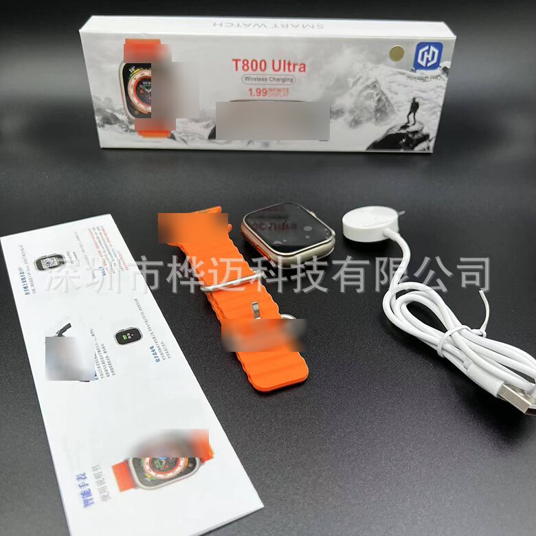 T800 Ultra Смарт-часы 1.99 дюйма HD Большой Экран Bluetooth Звонки Спортивная Версия S8 Часы Хуачянбей
