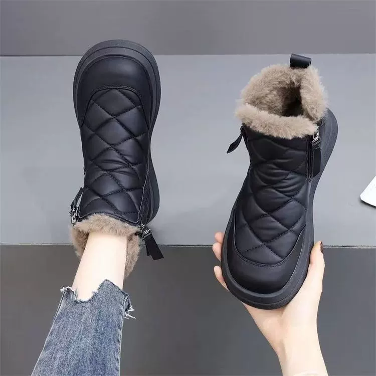 Non-slip winter warm shoes, keep warm low boots