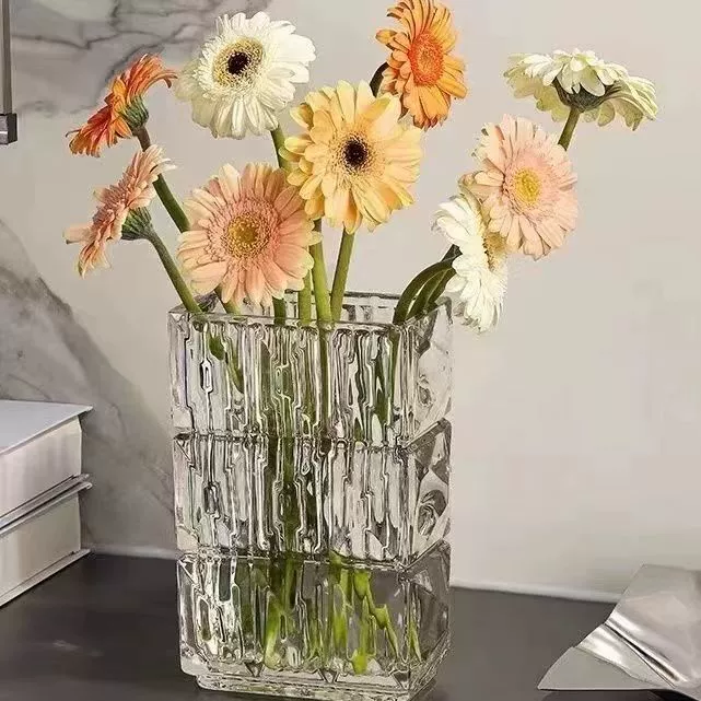 Легкая Роскошная Скандинавская домашняя ваза Luso, поднятые водой цветы, роза, лилия, гостиная, Настольная простая ваза для украшения