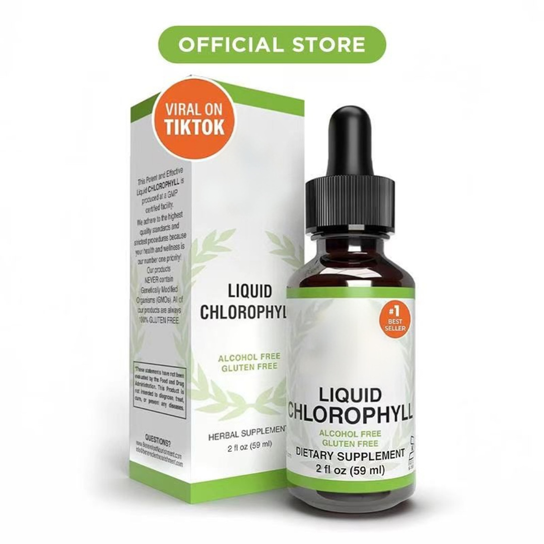 Licorice chlorophyll drops original label (59ml)