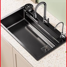 �N��ϴ�����β�304���P�ˮ��̨��ϴ��ۼ��üӺ�ϴ�˳�ˮ��