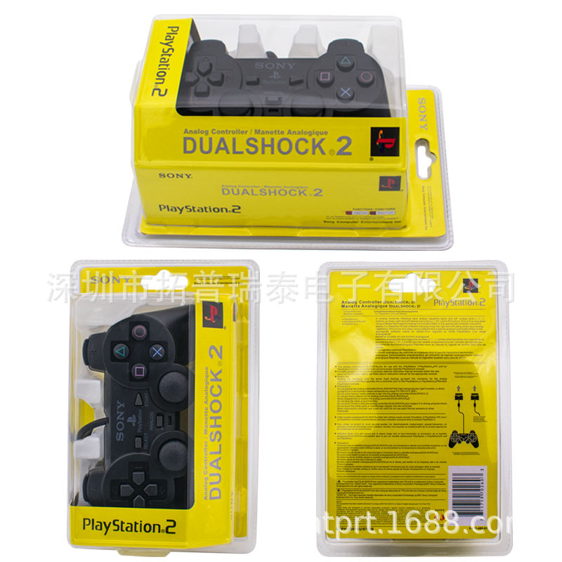 Las ventas directas ps2 de la fábrica ataron con alambre la vibración del gamepad ps2 del gamepad ps2 manejan un gran número de en la acción image 6