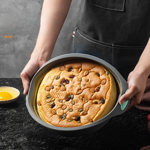 Silicone Cake Mold Household Baking Tool Silicone Baking Tray Mold Donut Pizza Plate Cupcake Tray Set 