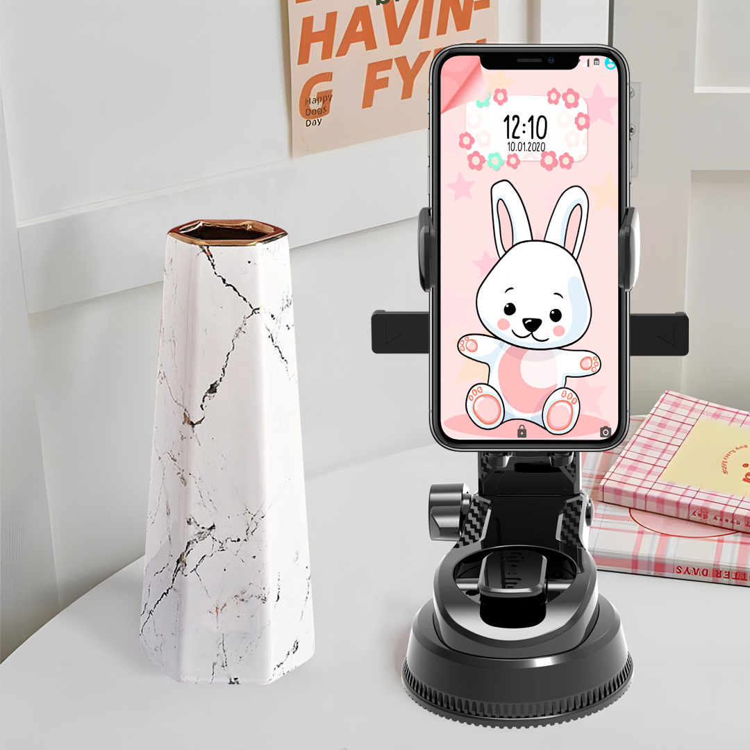 RT-699高性價比高品質車載手機支架360旋轉瀑布式吸盤導航支架