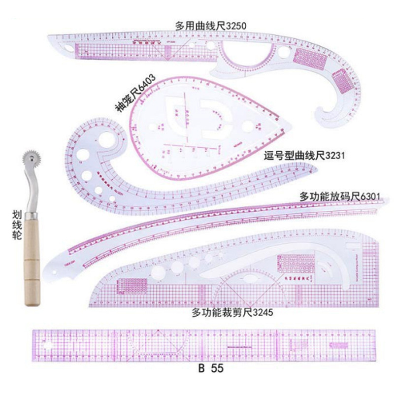 regla de corte, regla de prenda, regla de corte, regla de jaula de manga, regla de corte