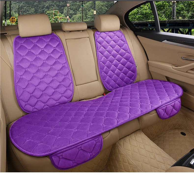 Car Seat Cushion Winter Plush Short Hair Single Piece Main Driver's Seat Single Driver's Room Single Seat Four-Season Universal Seat Cushion