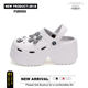 Thick Sole Hole Shoes Women's Summer Fashion Outwear Niche Designer Design Small Women's Heightened Slippers