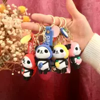 Силиконовый брелок для фруктов PVC из мягкой резины, подвеска, панда, подаро дарок на день рождения