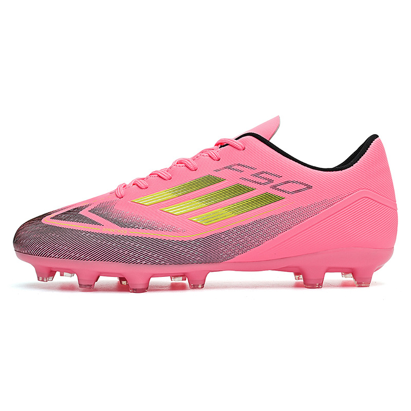 Nuevos zapatos de fútbol transfronterizos para hombres y mujeres, zapatos de entrenamiento de entrenamiento de clavos juveniles, fábrica de venta directa