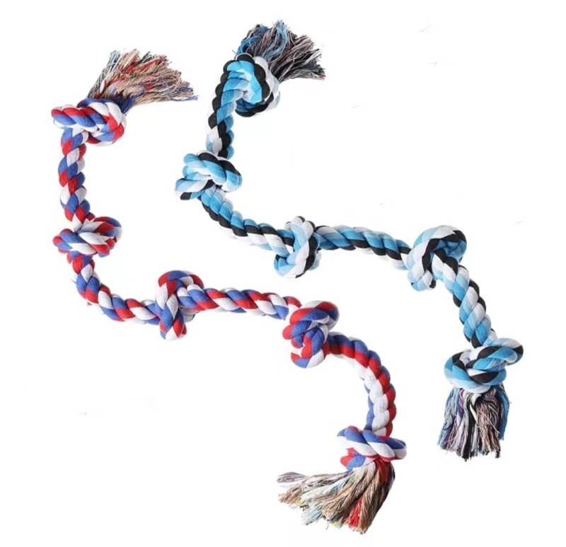Amazon Pet Toys Factory Supply Combo Set Juguetes de cuerda de algodón Cuerda para mascotas Nugazo Molar Juguetes para perros