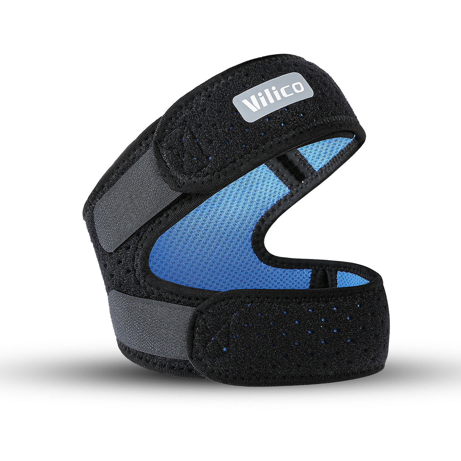 Cinta de rótula para deportes al aire libre, ajuste bidireccional, transpirable y sin pelo