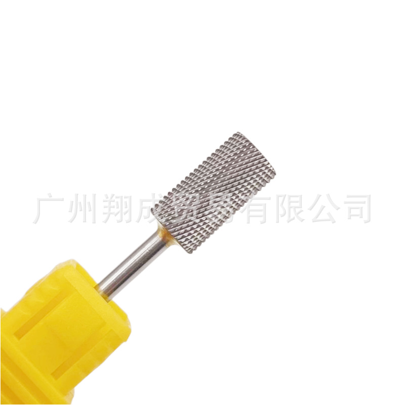 Nail art de gama alta frontal cabeza de molienda + eliminación de uñas de aleación de acero de tungsteno taladro de eliminación de uñas taladro tallado cabeza de molienda