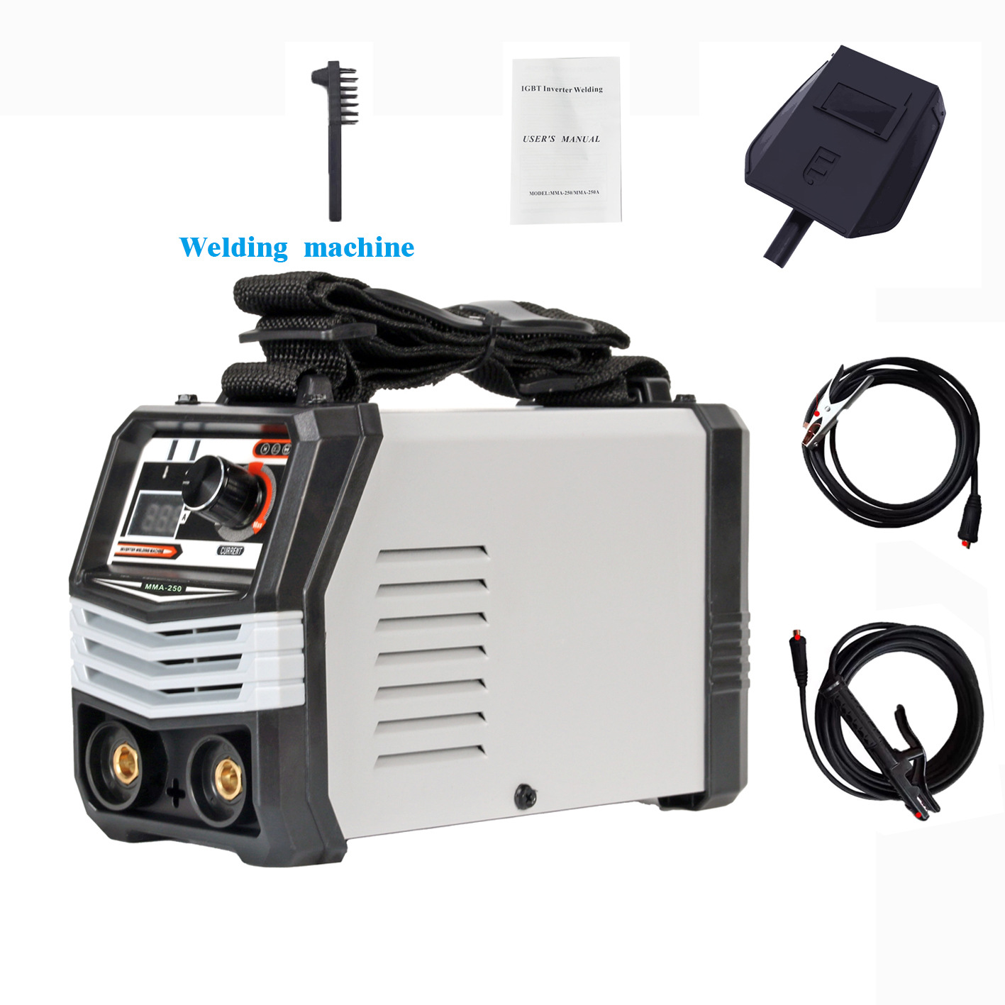 跨境专用110V美规电焊机带数显家用小型迷你焊接机MMA-250