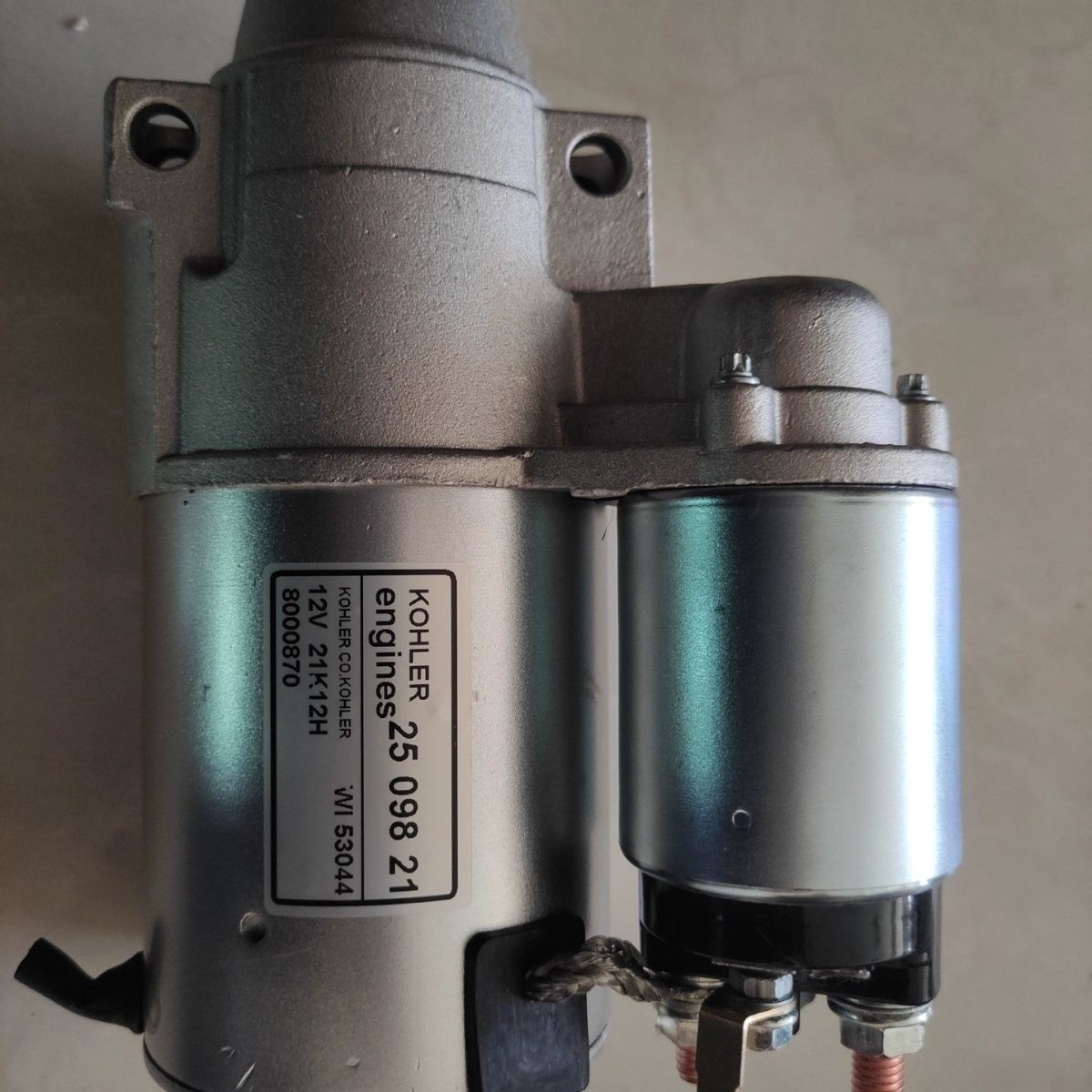 Kohler starter KOHLER starter motor 2509811 starter 12 volt 10 tooth 2509812 starter