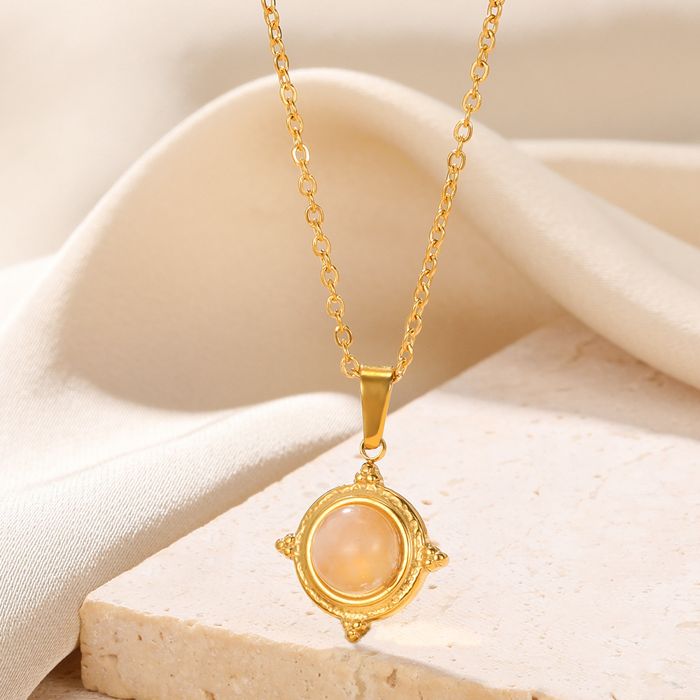 20g Weight 0.03µm-0.05µm Gold Plating Thickness PVD Coated Gold Plating Process Lobster Trigger Clasp Closure Clasp Closure Type 18K Real Gold Plated Plating Material 304 Stainless Steel Pendant Material Natural Stone, December Birthstone Turquoise Inlay Material Pendant Necklace Classification 304 Stainless Steel Chain Material 1 Piece Quantity Holiday, Daily Occasion 304 Stainless Steel Material Geometric Pattern Women's Gender Retro, Classic Style Style Waterproof Non Tarnish, Plating, Inlay Craft PVD Coated Real Gold Plated Geometric Titanium Steel Retro Classic Style Waterproof Non Tarnish Titanium Steel Lobster Trigger Clasp Closure Pendant Necklace 11