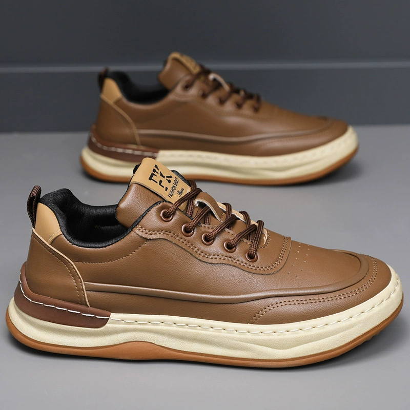 2025 новая мужская обувь весна мода дикая спортивная повседневная обувь мягкая подошва мягкая лапша обувь европейский и американский стиль