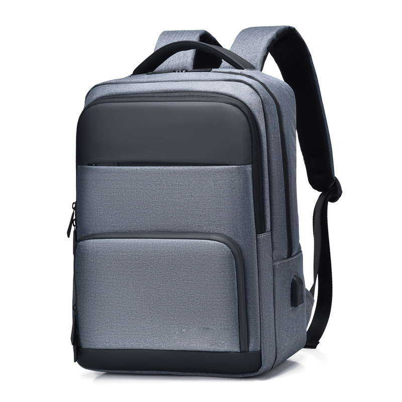 Mochila de hombre de nueva moda transfronteriza, mochila de viaje de ocio, bolso de gran capacidad simple de cercanías, bolso de computadora impermeable