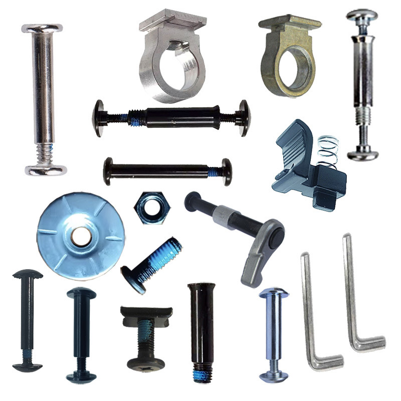 Universal Screw Accessories for Roller Skates, Repair Size Switch Adjustment Buckle, Children's Skates, Wheel Axle Pins