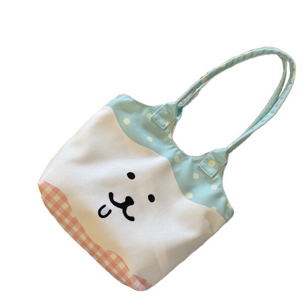 Cute capacious shoulder bag for leisure
