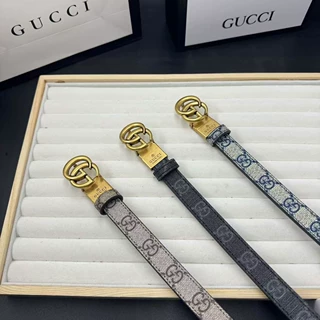 新款韩版皮带女双G平滑扣腰带字母时尚潮流百搭裤带厂家直销